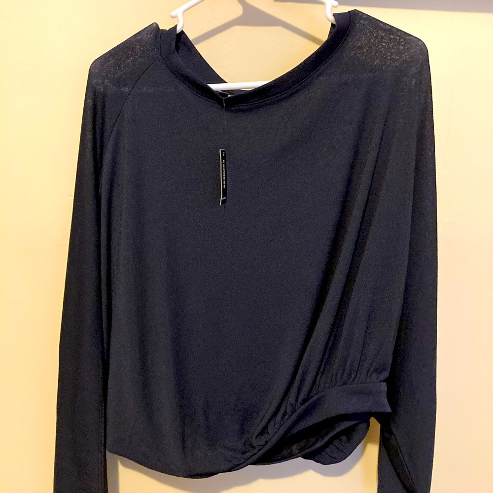Express cold shoulder top